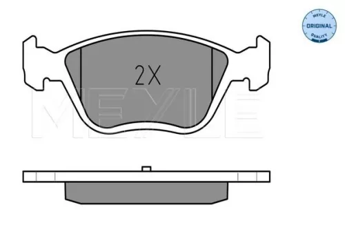 MEYLE Brake Pad Set, disc brake (025 232 8919/W)