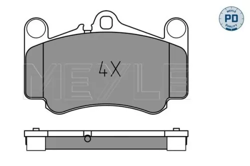 MEYLE Brake Pad Set, disc brake (025 233 3017/PD)