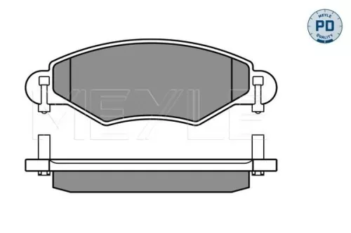 MEYLE Brake Pad Set, disc brake (025 233 4017/PD)