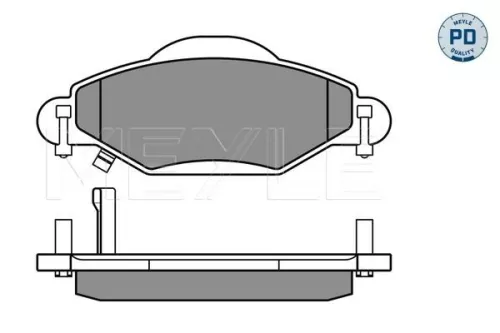 MEYLE Brake Pad Set, disc brake (025 233 4017/PD)
