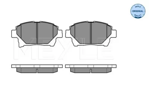 MEYLE Brake Pad Set, disc brake (025 235 1015/W)