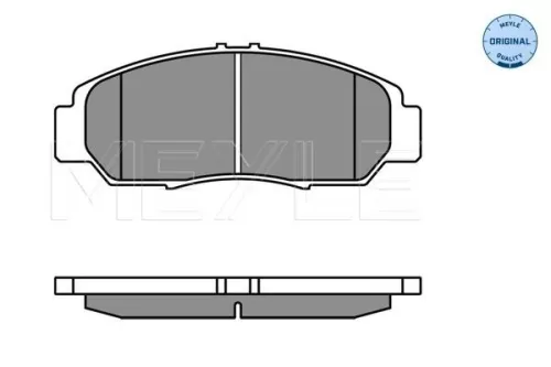 MEYLE Brake Pad Set, disc brake (025 237 2916/W)