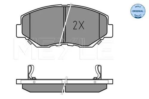 MEYLE Brake Pad Set, disc brake (025 238 6817)