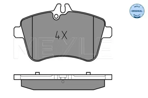MEYLE Brake Pad Set, disc brake (025 238 8120)