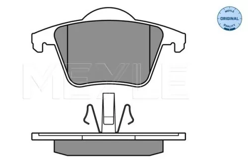 MEYLE Brake Pad Set, disc brake (025 240 1118)
