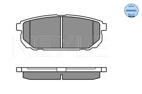 MEYLE Brake Pad Set, disc brake (025 240 5815/W)