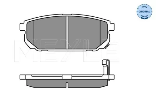 MEYLE Brake Pad Set, disc brake (025 240 5815/W)