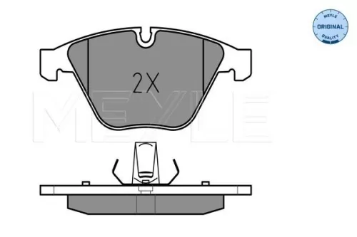 MEYLE Brake Pad Set, disc brake (025 241 6120)