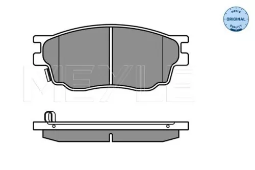 MEYLE Brake Pad Set, disc brake (025 242 4616/W)