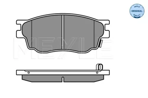 MEYLE Brake Pad Set, disc brake (025 242 4616/W)