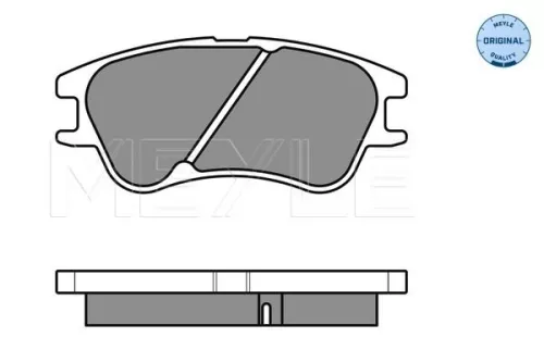 MEYLE Brake Pad Set, disc brake (025 242 7713/W)