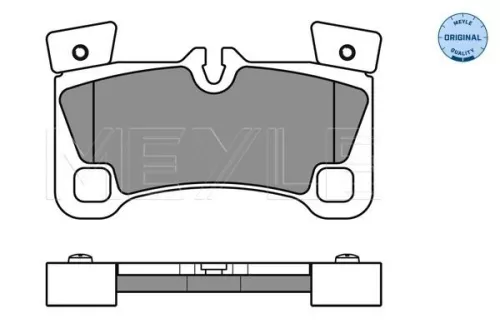 MEYLE Brake Pad Set, disc brake (025 242 9616)
