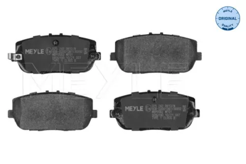 MEYLE Brake Pad Set, disc brake (025 242 9813/W)