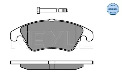 MEYLE Brake Pad Set, disc brake (025 243 1019)