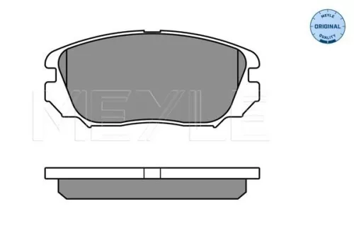 MEYLE Brake Pad Set, disc brake (025 244 1519/W)