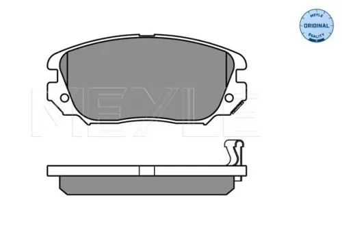 MEYLE Brake Pad Set, disc brake (025 244 1519/W)
