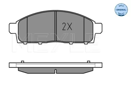 MEYLE Brake Pad Set, disc brake (025 245 2916/W)