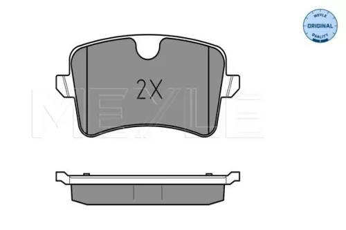 MEYLE Brake Pad Set, disc brake (025 246 0617/W)