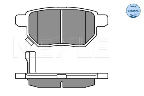 MEYLE Brake Pad Set, disc brake (025 246 1015/W)