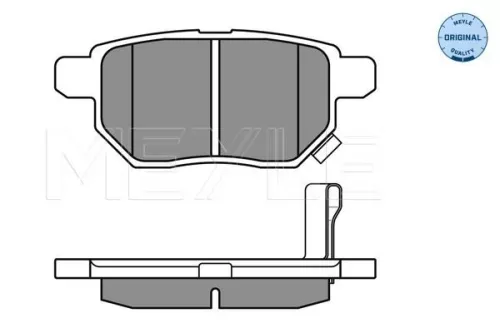 MEYLE Brake Pad Set, disc brake (025 246 1015/W)