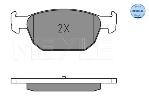 MEYLE Brake Pad Set, disc brake (025 247 9617/W)