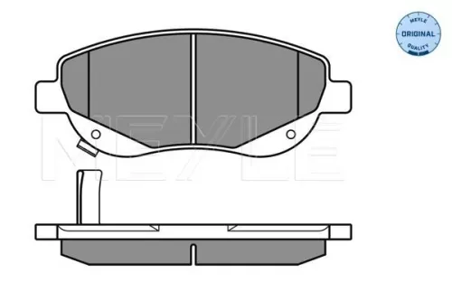 MEYLE Brake Pad Set, disc brake (025 249 4619/W)