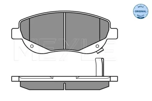 MEYLE Brake Pad Set, disc brake (025 249 4619/W)