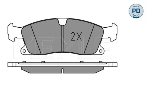 MEYLE Brake Pad Set, disc brake (025 251 9219/PD)