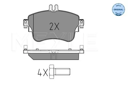 MEYLE Brake Pad Set, disc brake (025 253 2619)