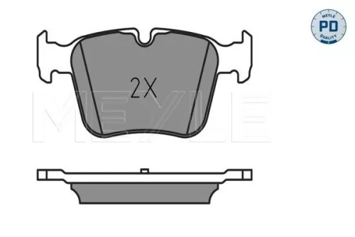 MEYLE Brake Pad Set, disc brake (025 253 5416/PD)