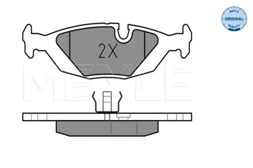 MEYLE Brake Pad Set, disc brake (025 210 8914)
