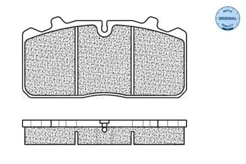 MEYLE Brake Pad Set, disc brake (025 290 8826)