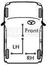 FIRST LINE FIRST LINE (FKB2857) Cable Pull, parking brake 