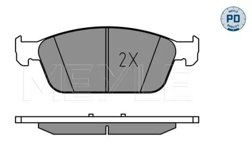 MEYLE Brake Pad Set, disc brake (025 255 5518/PD)