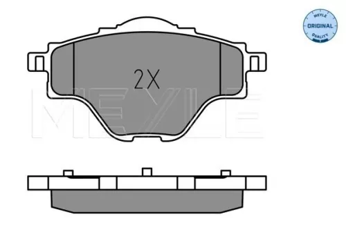MEYLE Brake Pad Set, disc brake (025 258 2717)