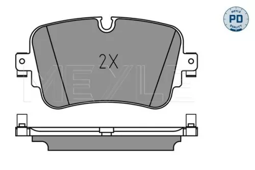 MEYLE Brake Pad Set, disc brake (025 223 0717/PD)