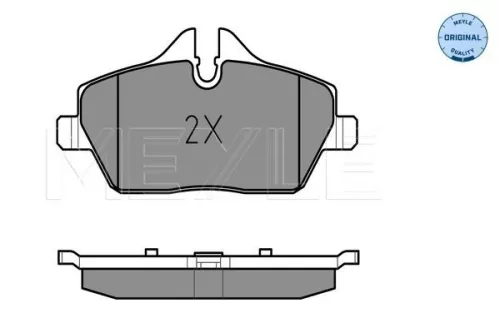 MEYLE Brake Pad Set, disc brake (025 239 1517)
