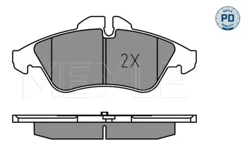 MEYLE Brake Pad Set, disc brake (025 239 9020/PD)