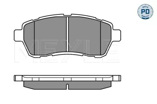 MEYLE Brake Pad Set, disc brake (025 242 8316/PD)