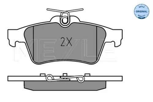MEYLE Brake Pad Set, disc brake (025 252 1817)