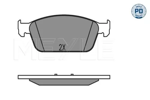 MEYLE Brake Pad Set, disc brake (025 257 3618/PD)