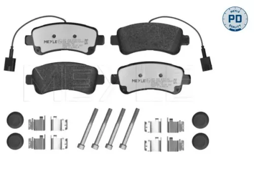 MEYLE Brake Pad Set, disc brake (025 259 8721/PD)