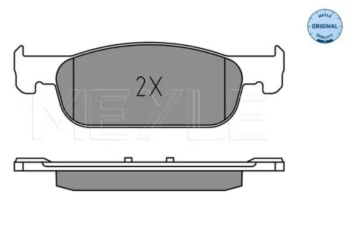 MEYLE Brake Pad Set, disc brake (025 225 2517)