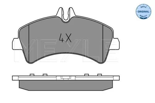 MEYLE Brake Pad Set, disc brake (025 292 1720)