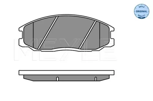 MEYLE Brake Pad Set, disc brake (025 235 6916/W)