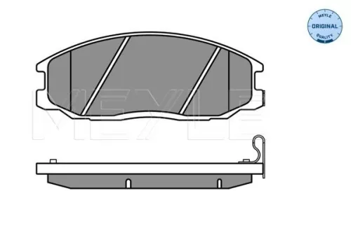 MEYLE Brake Pad Set, disc brake (025 235 6916/W)