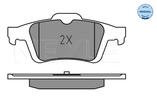 MEYLE Brake Pad Set, disc brake (025 241 3717)