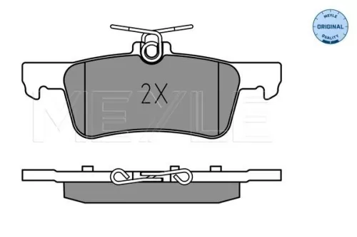 MEYLE Brake Pad Set, disc brake (025 259 6816)