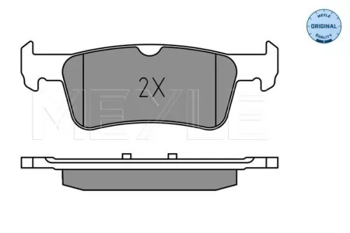 MEYLE Brake Pad Set, disc brake (025 259 6816)