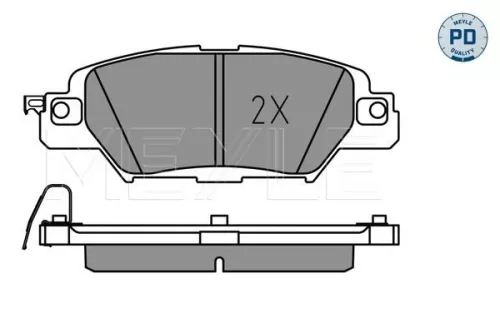 MEYLE Brake Pad Set, disc brake (025 223 3214/PD)